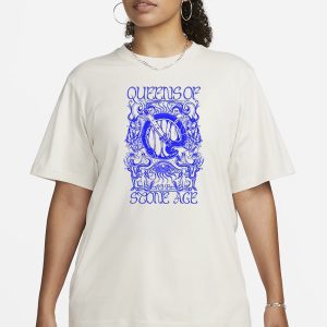 Queens Of The Stone Age Trippy Sand Blue T Shirt 2