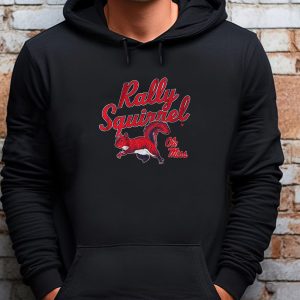 Rally Squirrel Ole Miss Sweatshirt T shirt Hoodie Long Sleeve T shirt 4