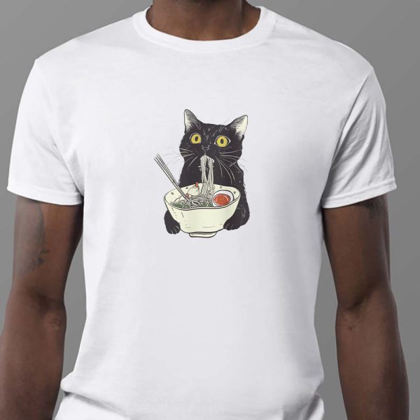 Ramen Cat Sweatshirt , T-shirt , Hoodie , Long Sleeve T-shirt  Cat Lover