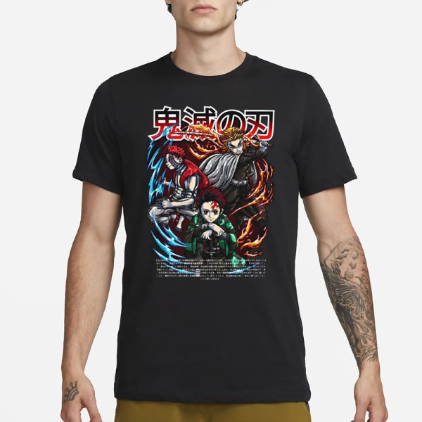 Rengoku X Akaza X Tanjiro T-Shirt