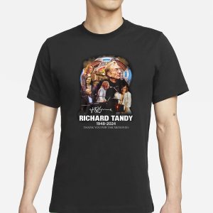 Richard Tandy 1948-2024 Thank You For The Memories T-Shirt