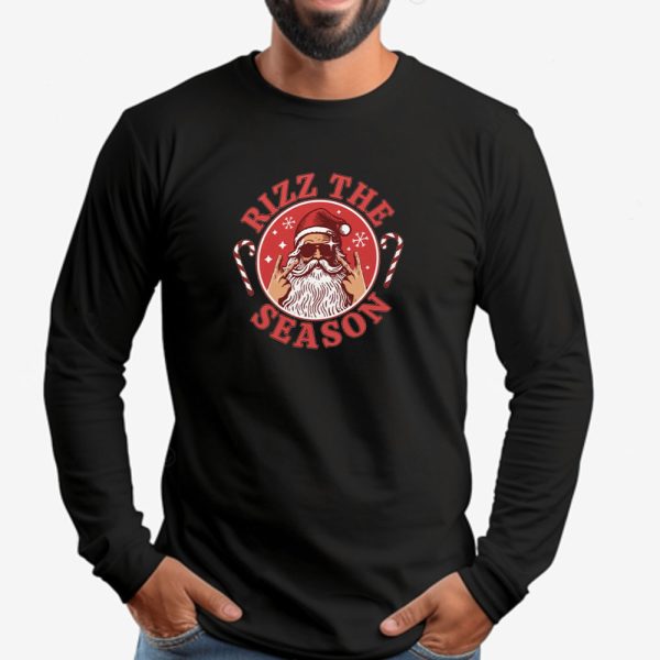 Rizz the Season Sweatshirt , T-shirt , Hoodie , Long Sleeve T-shirt , Merry Rizzmas