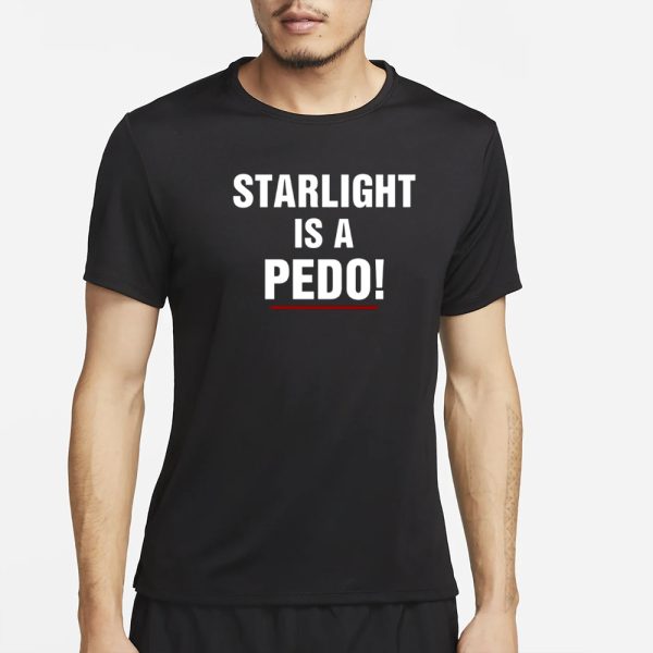 Rob Benedict Wearing Starlight Is A Pedo T-Shirt