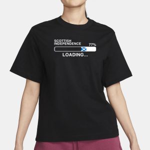Roberta Gilmour Scottish Independence 77 Loading T Shirt 2