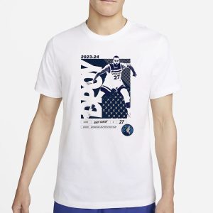 Rudy Gobert Minnesota Timberwolves 2024 Nba Defensive Player Of The Year Layup Package T Shirt 1