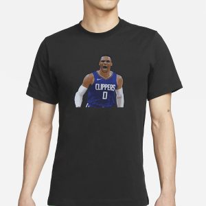 Russell Westbrook La Clippers basketball T Shirt 1