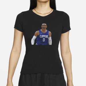Russell Westbrook La Clippers basketball T Shirt 2