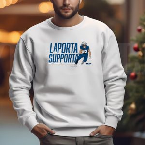 Sam LaPorta Supporta Sweatshirt T shirt Hoodie Long Sleeve T shirt 2