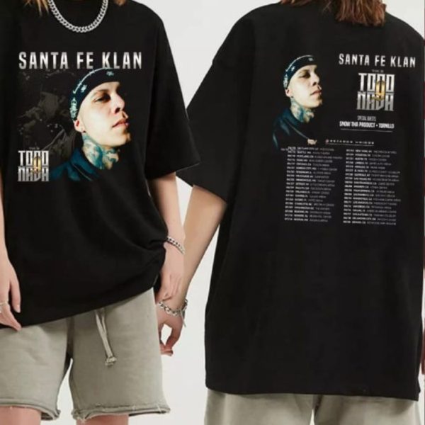 Santa Fe Klan Todo Y Nada Tour 2023 T-Shirt