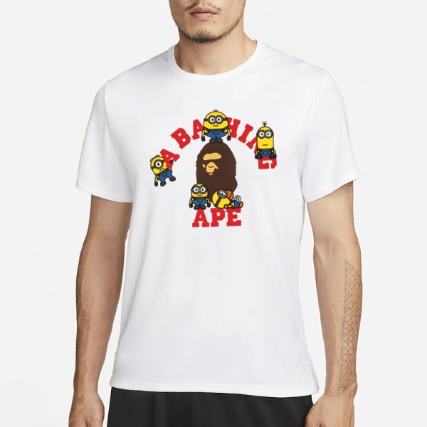 Sapnap Bape X Minions College T-Shirt