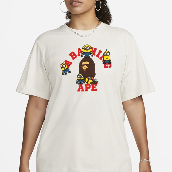 Sapnap Bape X Minions College T-Shirt