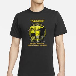 Schwarzgelbe Legenden Borussia Dortmund Danke Fur Alles Legenden T Shirt 1