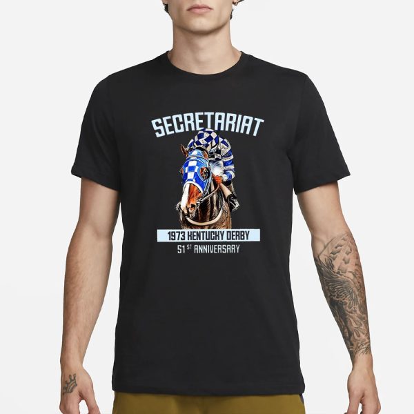 Secretariat 1973 Kentucky Derby 51st Anniversary T-Shirt