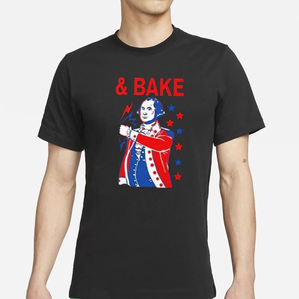 Shake And Bake 4th Of July George Washington Matching T-Shirt