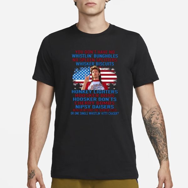 Snakes and Sparklers Graphic Joe Dirt Merica July 4th T-Shirt