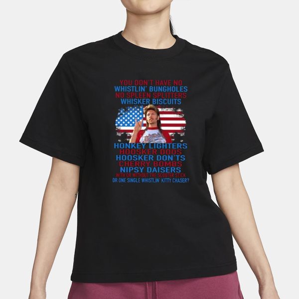 Snakes and Sparklers Graphic Joe Dirt Merica July 4th T-Shirt