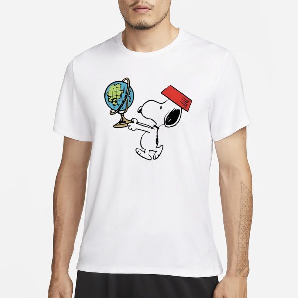 Snoopy Take Care Of The Planet Earth Day T-Shirt