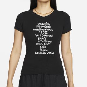 Soulsucker Fai Peatzeph Sneaking Out Of Heaven Rsdii Guilt Interude Rosary T Shirt 2
