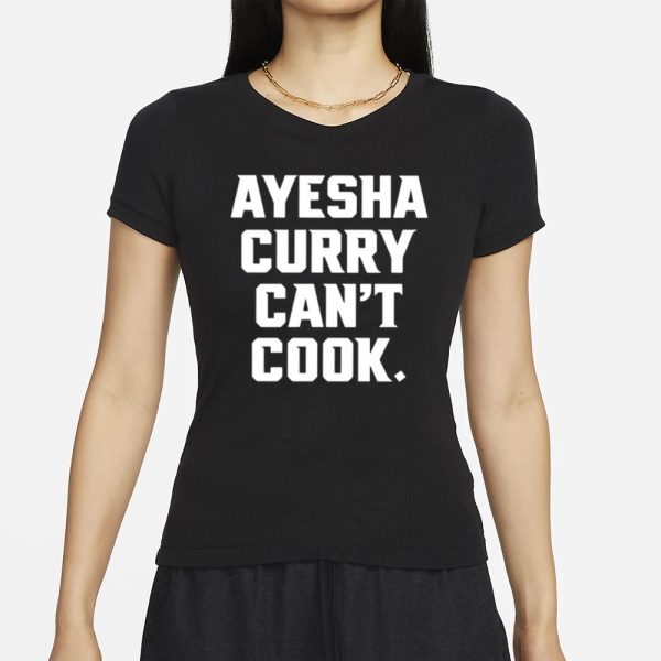 StephenCurry Wearing Ayesha Curry Can’t Cook T-Shirt