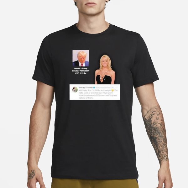 Stormy Daniels Trump Mugshot Donald J Trump Inmate P01135809 T-Shirt