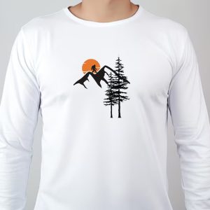 Sunrise Nature Sweatshirt T shirt Hoodie Long Sleeve T shirt Mens Nature 1