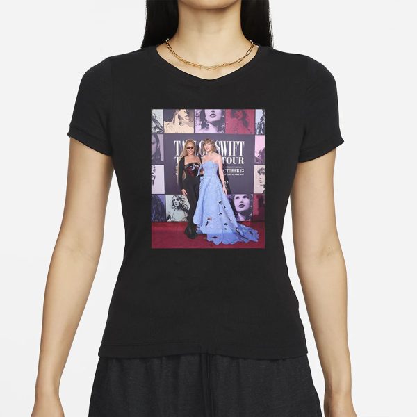 Taylor Swift And Beyonce Tonight At Ts The Eras Tour Film Premiere T-Shirt