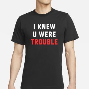 Taylor Swift I Knew U Were Trouble The Eras Tour Paris T Shirt 1