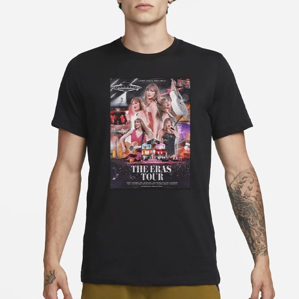 Taylor The Eras Tour Lights Camera Bitch Smile T-Shirt