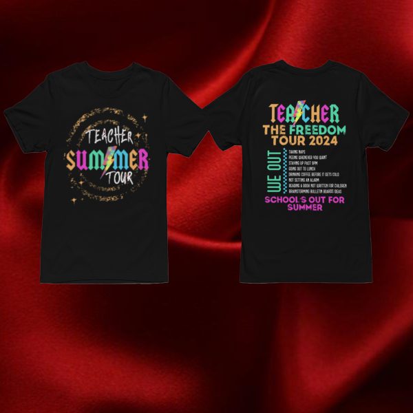 Teacher Summer Tour 2024 T-Shirt