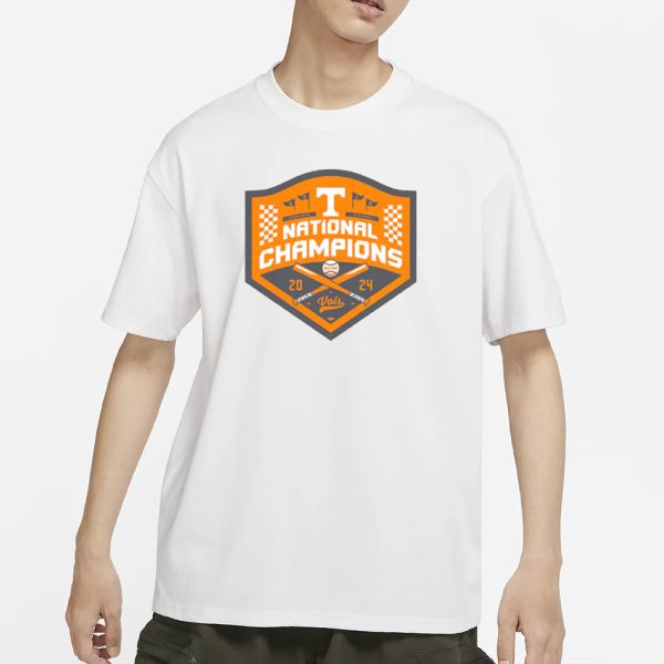 Tennessee Baseball National Champs Gray T-Shirt