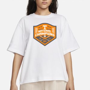 Tennessee Baseball National Champs Gray T Shirt 2