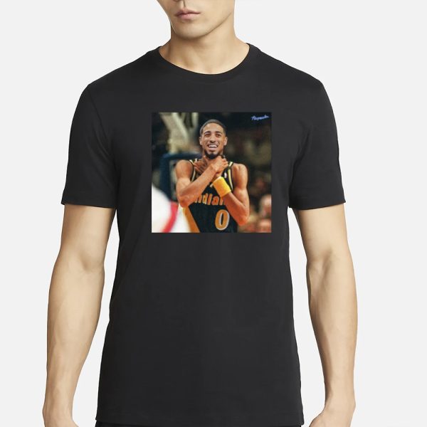 The Pacers Tyrese Haliburton Choke Like Reggie Miller T-Shirt