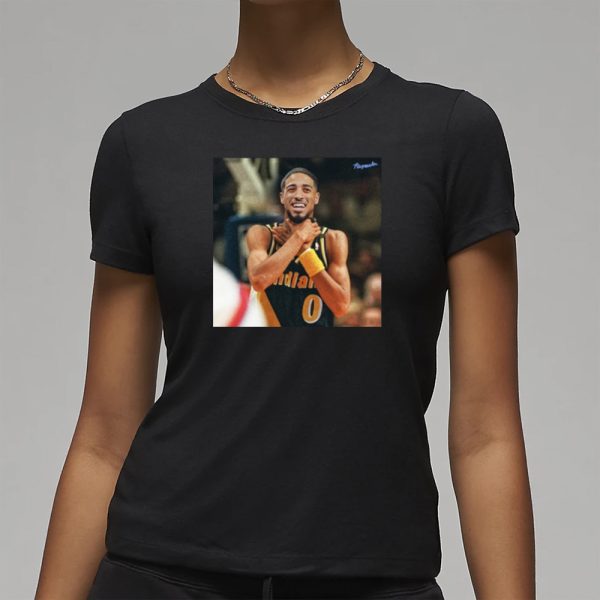 The Pacers Tyrese Haliburton Choke Like Reggie Miller T-Shirt