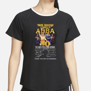 The Show A Tribute To ABBA 50 Years Celebration 1974 2024 Thank You For The Memories T Shirt 2