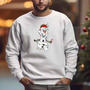 The Snowman Christmas Sweatshirt T shirt Hoodie Long Sleeve T shirt 2