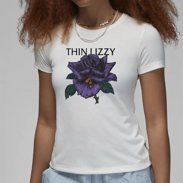 Thin Lizzy Black Rose Flourish T-Shirt