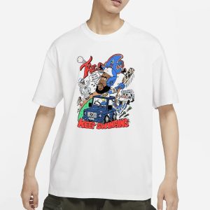 Three A Ozuna De Los Bravos Keep Swinging T Shirt 1