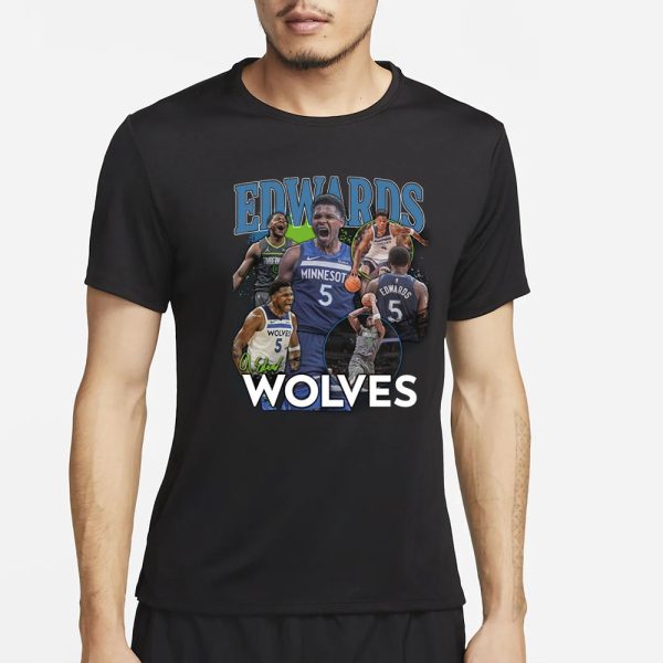 Timberwolves Anthony Edwards Wolves T-Shirt