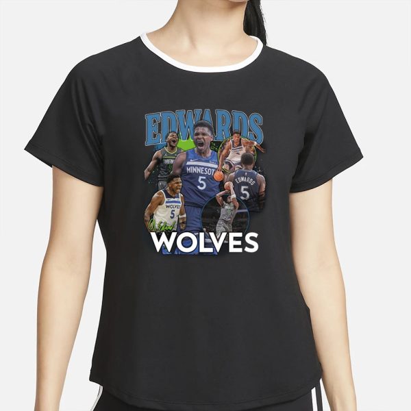 Timberwolves Anthony Edwards Wolves T-Shirt