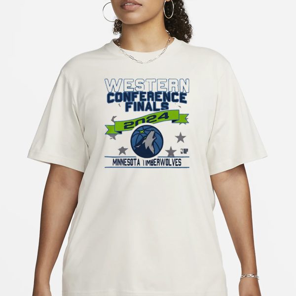 Timberwolves Stadium Essentials 2024 Western Conference Finals T-Shirt