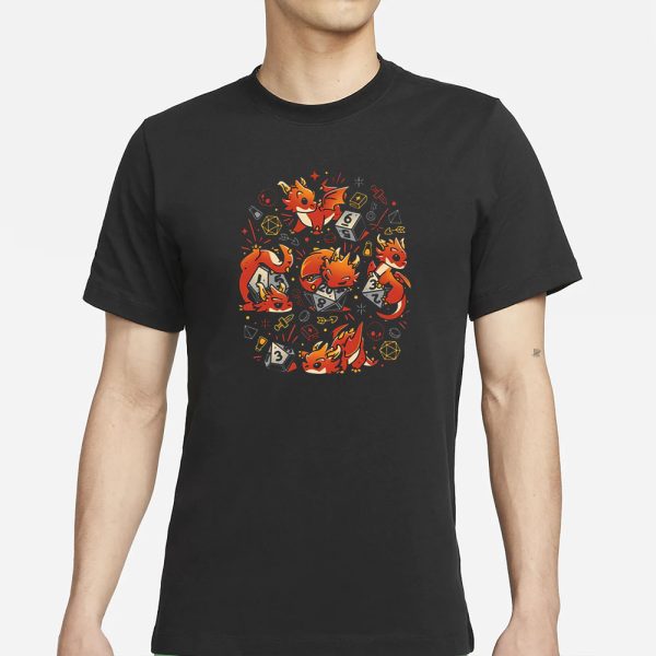 Tiny Dragon Dice T-Shirt