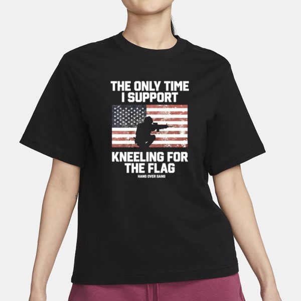 Tom MacDonald The Only Time I Support Kneeling For The Flag T-Shirt