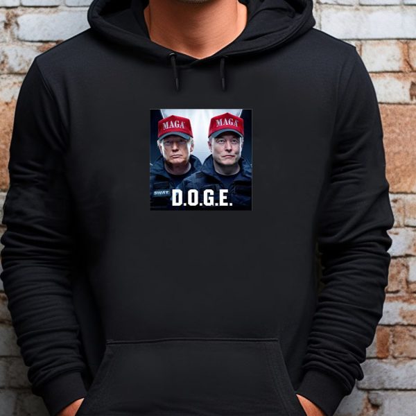 Trump Musk Sweatshirt , T-shirt , Hoodie , Long Sleeve T-shirt , D.O.G.E. Meme