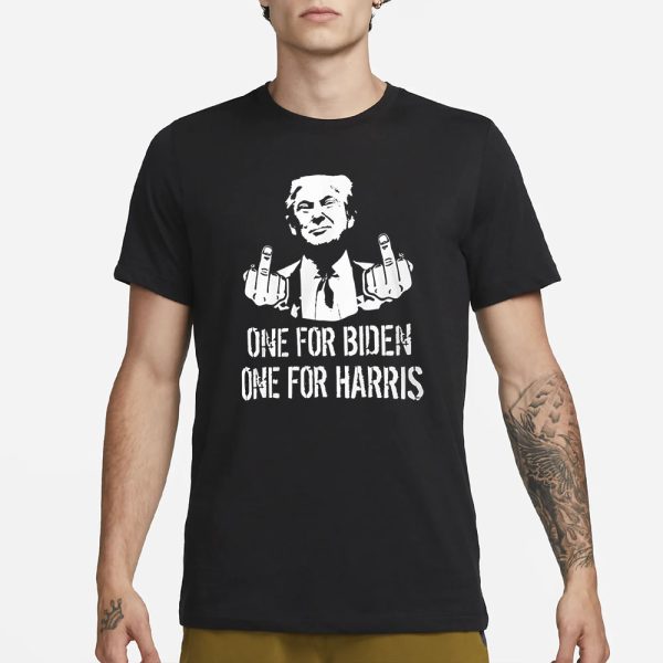 Trump One For Biden One For Harris T-Shirt