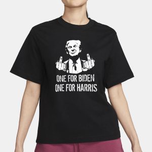 Trump One For Biden One For Harris T-Shirt 1 Trump One For Biden One For Harris T Shirt 2