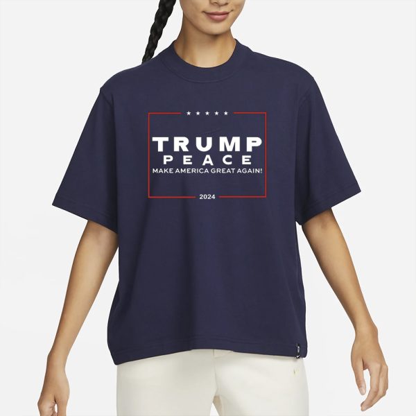 Trump Peace Make America Great Again 2024 T-Shirt