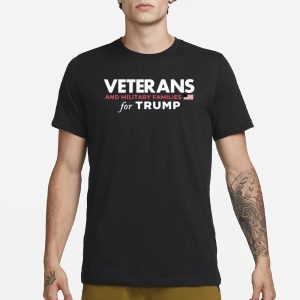 Trump Veterans and Military Families for Trump T Shirt 1