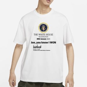 Trump White House Washington 20th January 2025 T Shirt 1