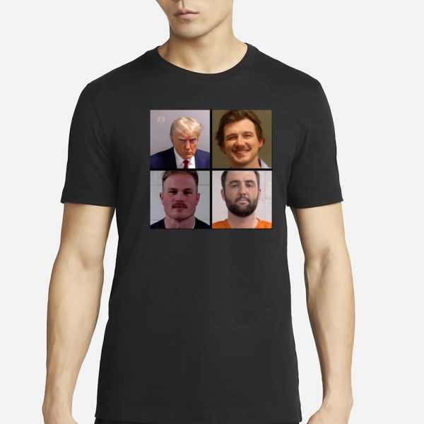 Trump Zach Bryan Morgan Wallen Scottie Scheffler 2024  T-Shirt