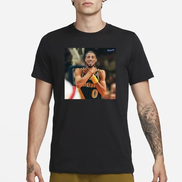 Tyrese Haliburton Choke Like Reggie Miller T-Shirt